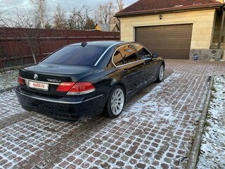 2006 BMW 7 серии Long 750Li IV (E65/E66) Рестайлинг, чёрный, 1350000 рублей, вид 3