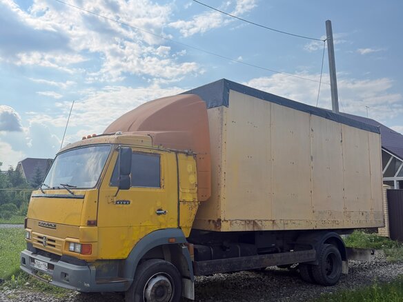 2006 КамАЗ 4308, жёлтый - вид 2
