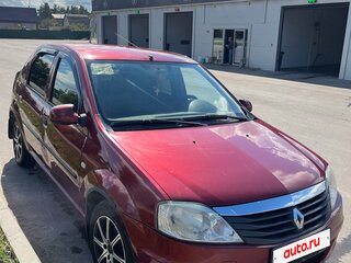 2013 Renault Logan I Рестайлинг, красный, 360000 рублей, вид 3