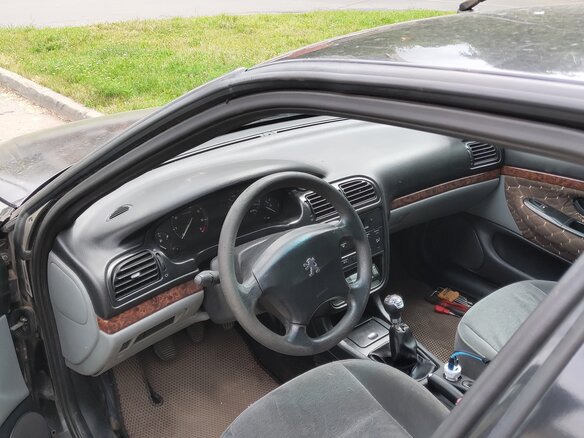 2001 Peugeot 406 I Рестайлинг, чёрный - вид 8