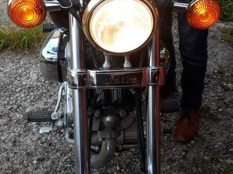 1985 Yamaha XV750 Virago, чёрный, 650000 рублей, вид 2