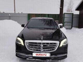2017 Mercedes-Benz S-Класс 450 Long VI (W222, C217) Рестайлинг, чёрный, 4221000 рублей, вид 2