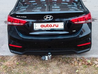 2017 Hyundai Solaris II, чёрный, 1040000 рублей, вид 3