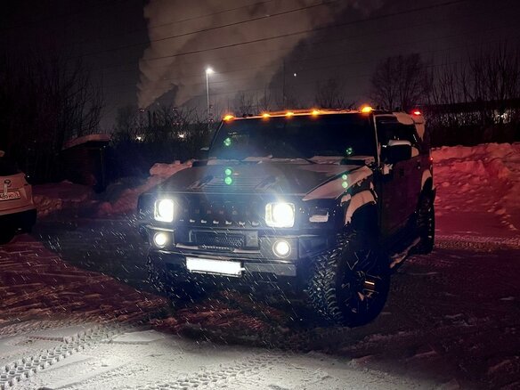 2005 Hummer H2 I, чёрный, 2650000 рублей - вид 9