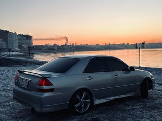 2002 Toyota Mark II IX (X110), серый, 930000 рублей, вид 3