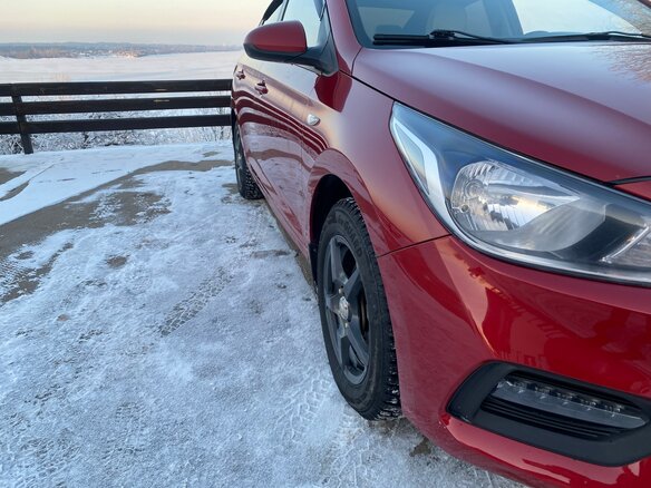 2017 Hyundai Solaris II, красный, 1250000 рублей - вид 9