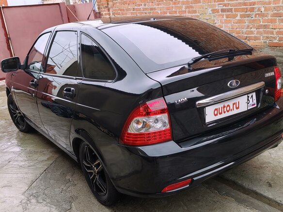 2013 Lada (ВАЗ) Priora I Рестайлинг, чёрный, 580000 рублей - вид 2