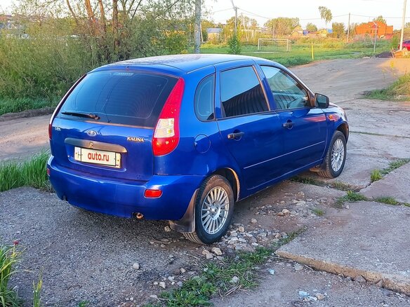 2011 Lada (ВАЗ) Kalina I, синий, 300000 рублей - вид 2
