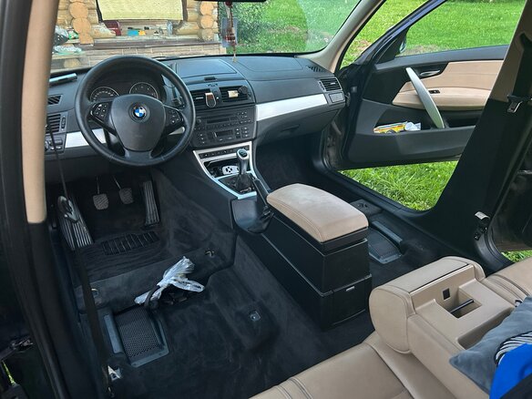 2008 BMW X3 30d I (E83) Рестайлинг, синий, 1500000 рублей - вид 16