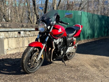 2007 Honda CB 400 Super Four, красный, 420000 рублей, вид 2