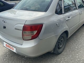 2013 Lada (ВАЗ) Granta I, серебристый, 385000 рублей, вид 5