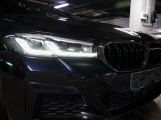 2021 BMW 5 серии 520i VII (G30/G31/G38) Рестайлинг, синий, 4190000 рублей, вид 5