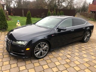 2016 Audi A7 I (4G) Рестайлинг, синий, 3150000 рублей, вид 5