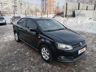 2012 Volkswagen Polo V, чёрный, 640000 рублей, вид 3