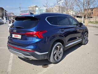 2021 Hyundai Santa Fe IV Рестайлинг, синий, 3550000 рублей, вид 4