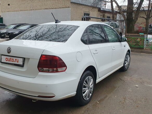 2019 Volkswagen Polo V Рестайлинг, белый, 1570000 рублей - вид 6