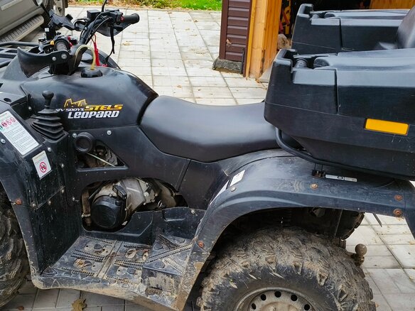 2021 Stels ATV-500YS Leopard, чёрный, 490000 рублей - вид 3
