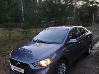 2017 Hyundai Solaris II, серый, 1610000 рублей, вид 4