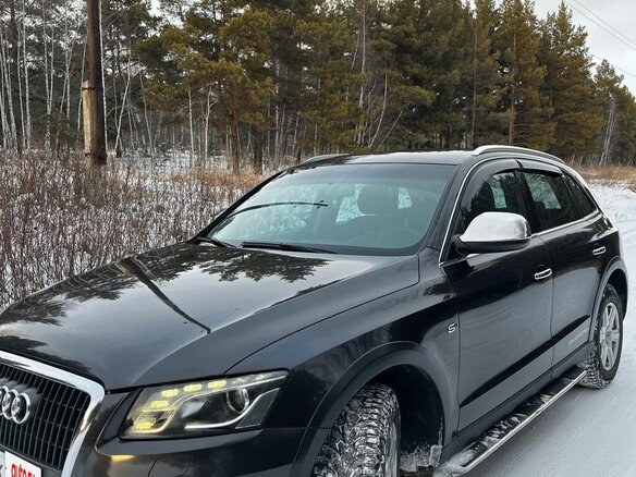 2009 Audi Q5 I (8R), чёрный, 1200000 рублей