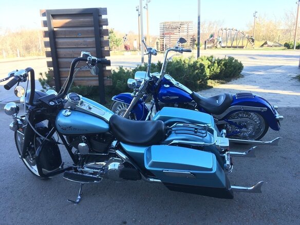 2007 Harley-Davidson Road King, голубой, 999999 рублей - вид 11