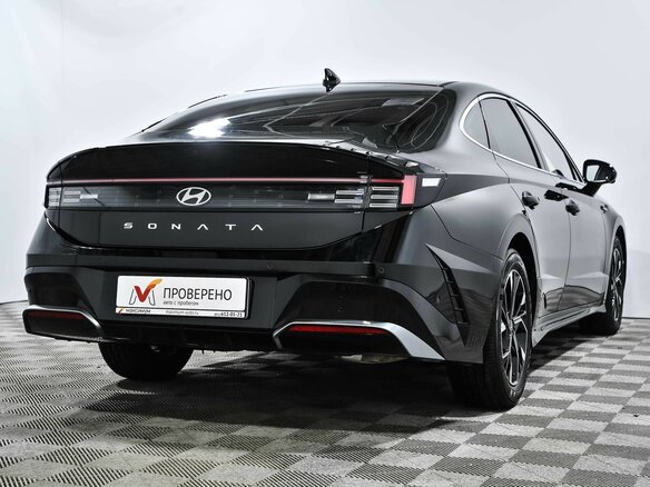 2023 Hyundai Sonata VIII (DN8) Рестайлинг, чёрный - вид 4