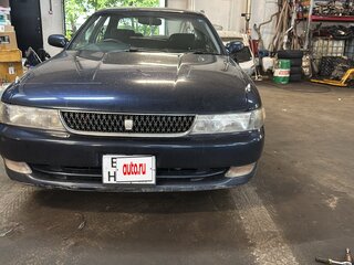 1993 Toyota Chaser V (X90), синий, 1000000 рублей, вид 1