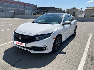 2020 Honda Civic X Рестайлинг, белый, 1930000 рублей, вид 2