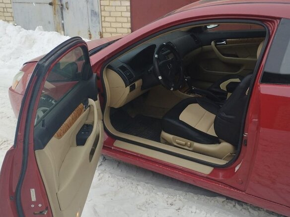 2003 Honda Accord VII, красный, 800000 рублей - вид 7