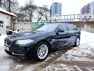 2014 BMW 5 серии 525d VI (F10/F11/F07) Рестайлинг, чёрный, 1870639 рублей, вид 1
