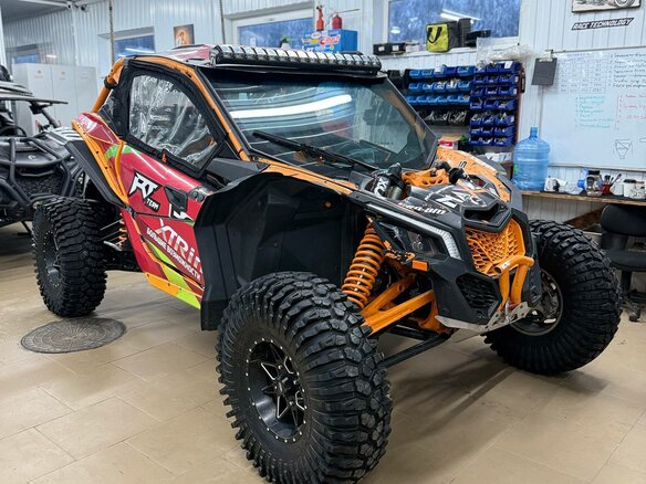 2020 BRP Can-Am Maverick X RC Turbo RR, оранжевый, 2200000 рублей - вид 1