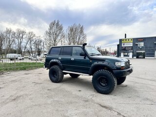 1996 Toyota Land Cruiser 80 Series Рестайлинг, зелёный, 2900000 рублей, вид 5