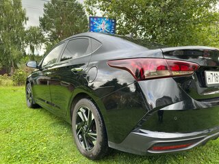 2022 Hyundai Solaris II Рестайлинг, чёрный, 1630000 рублей, вид 5