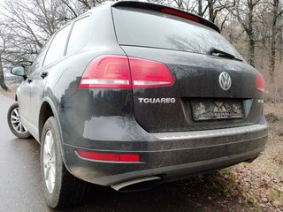 2013 Volkswagen Touareg II, чёрный, 2200000 рублей, вид 5