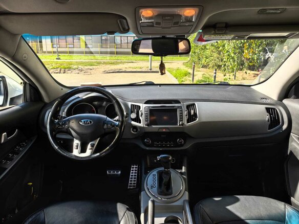 2015 Kia Sportage III Рестайлинг, белый, 1300000 рублей - вид 7