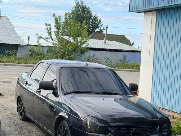 2015 Lada (ВАЗ) Priora I Рестайлинг, чёрный, 500000 рублей - вид 6