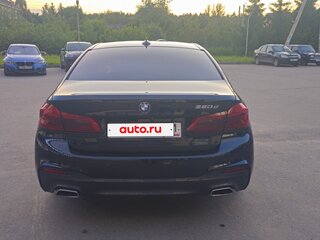 2020 BMW 5 серии 520d VII (G30/G31/G38), синий, 4600000 рублей, вид 4