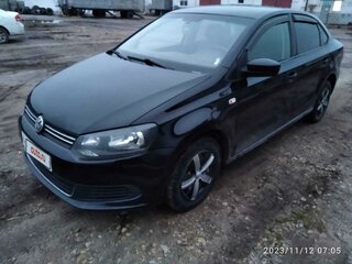 2013 Volkswagen Polo V, чёрный, 590000 рублей, вид 2