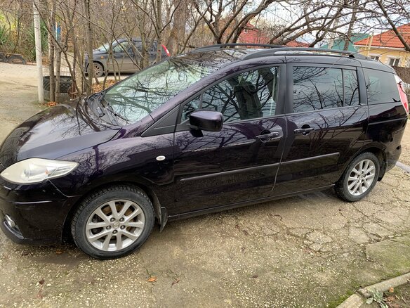 2008 Mazda 5 I (CR) Рестайлинг, фиолетовый, 990000 рублей - вид 3