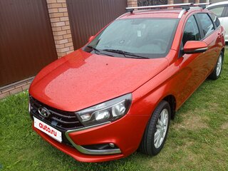 2018 Lada (ВАЗ) Vesta SW I, красный, 760000 рублей, вид 3