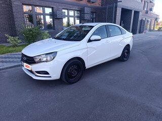 2019 Lada (ВАЗ) Vesta I, белый, 500000 рублей, вид 1