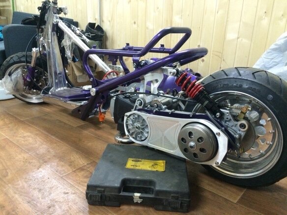 2014 Honda Zoomer, фиолетовый, 500000 рублей - вид 7