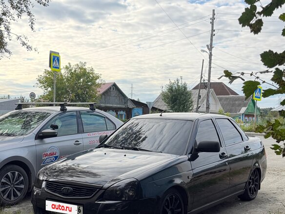 2015 Lada (ВАЗ) Priora I Рестайлинг, чёрный, 500000 рублей