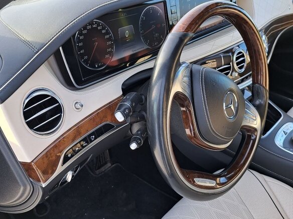 2015 Mercedes-Benz S-Класс 350 CDI BlueTEC Long 7G-TRONIC VI (W222, C217), чёрный, 4055000 рублей - вид 4