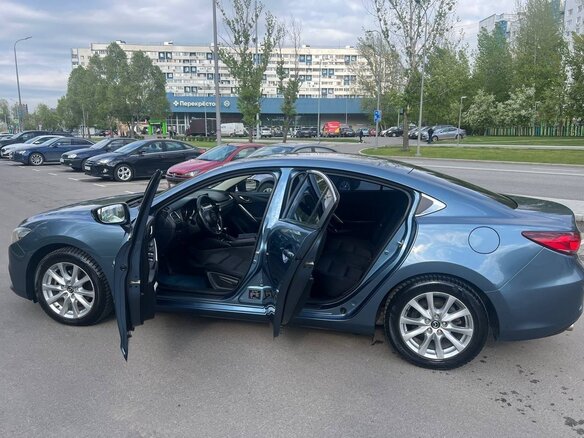 2015 Mazda 6 III (GJ) Рестайлинг, голубой, 1800000 рублей - вид 7