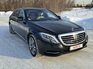 2015 Mercedes-Benz S-Класс 350 CDI BlueTEC Long 7G-TRONIC VI (W222, C217), чёрный, 4055000 рублей, вид 2