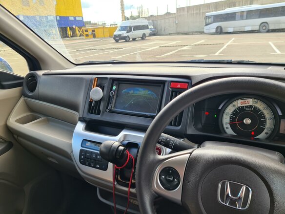 2018 Honda N-WGN I Рестайлинг, синий, 810000 рублей - вид 10