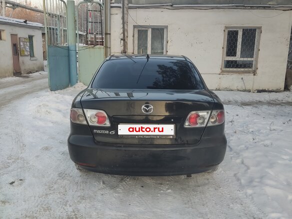 2005 Mazda 6 I (GG), чёрный, 550000 рублей - вид 2