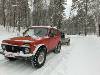 1995 Lada (ВАЗ) 2121 (4x4) I Рестайлинг, красный, 150000 рублей, вид 1