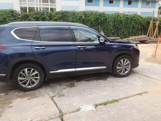 2018 Hyundai Santa Fe IV, синий, 2450000 рублей, вид 4