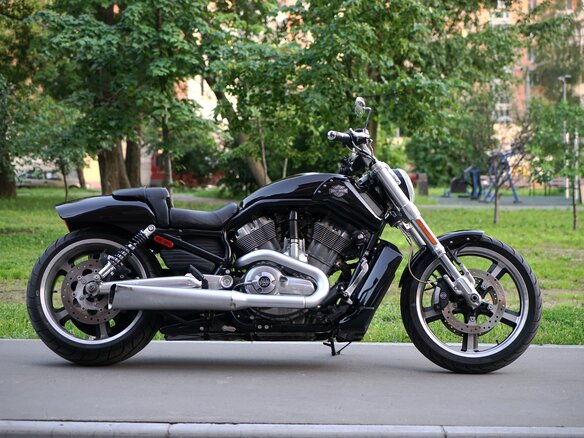 2012 Harley-Davidson V-Rod Muscle, чёрный, 1150000 рублей - вид 12
